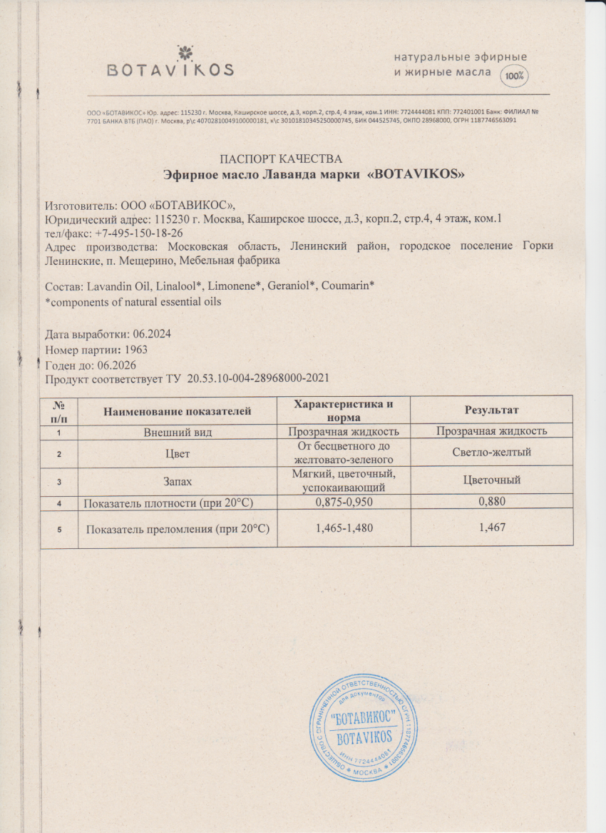 Паспорт №062024